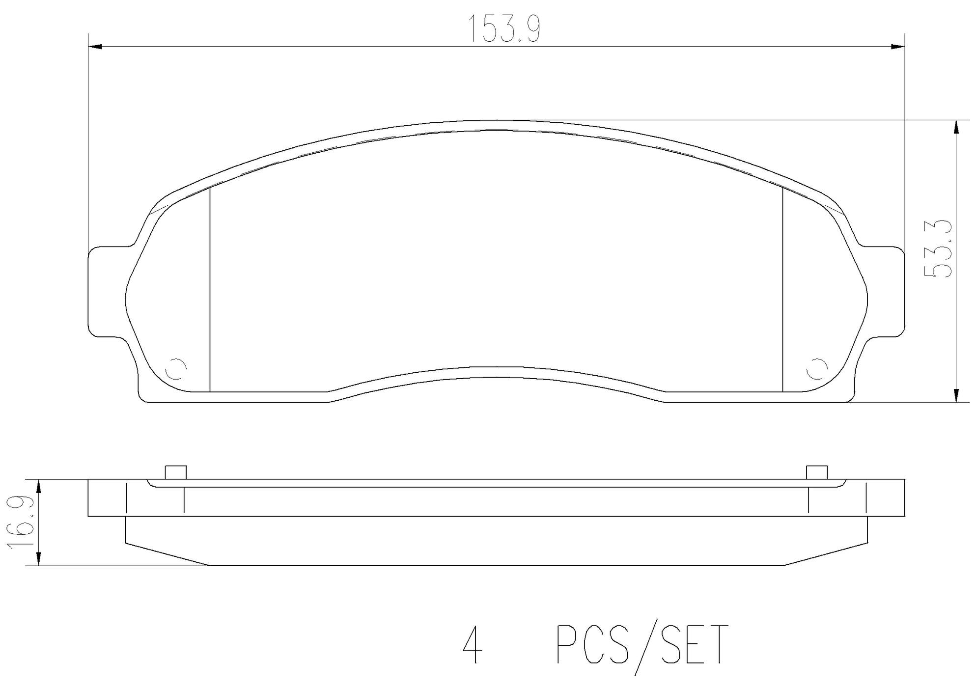 Ford Disc Brake Pad Set - Front (Ceramic) BL5Z2001A Brembo