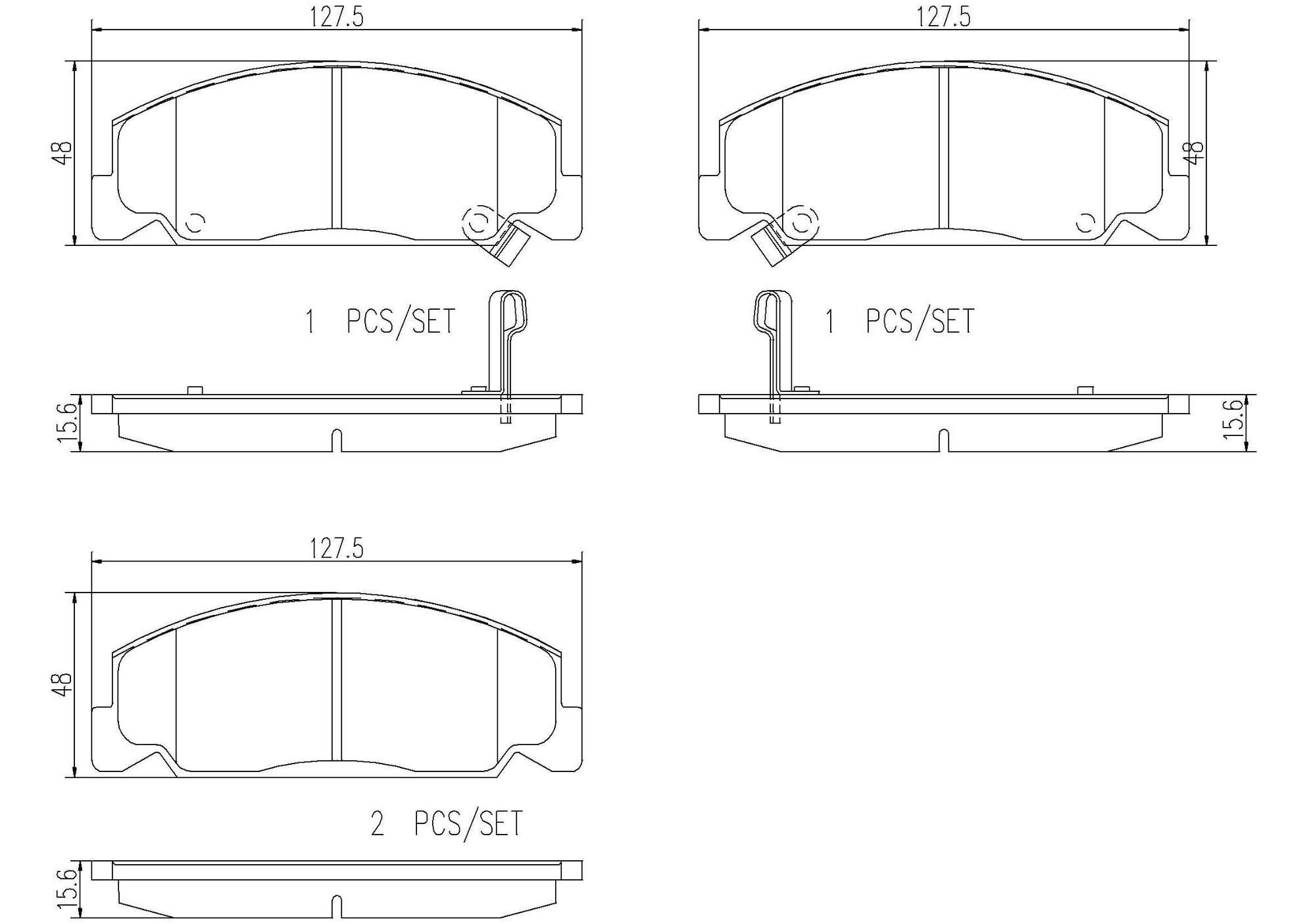 Honda Disc Brake Pad Set - Front (Ceramic) 45022SR8A01 Brembo