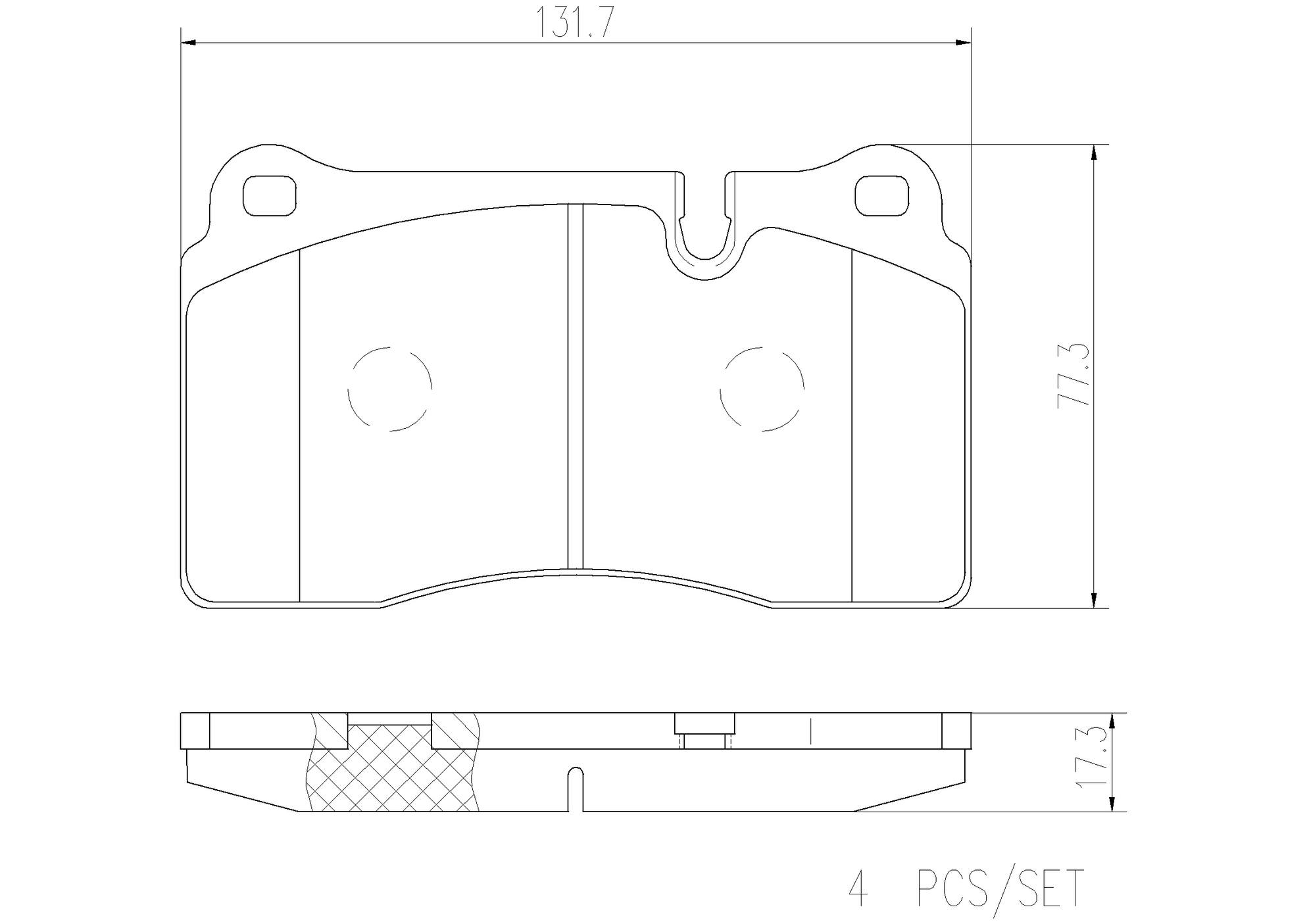 Land Rover Disc Brake Pad and Rotor Kit - Front (360mm) (Ceramic) Brembo