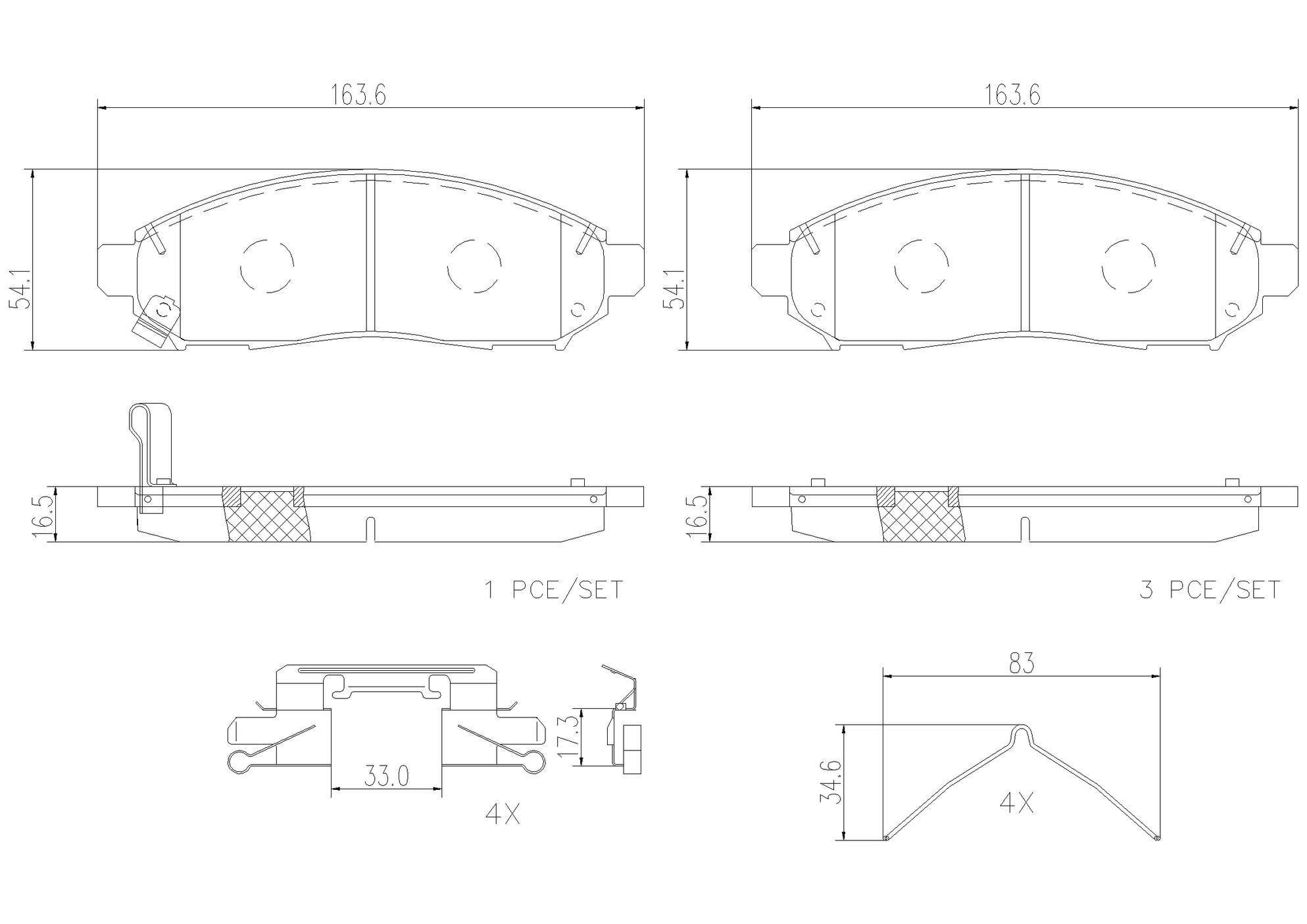 Nissan Suzuki Disc Brake Pad Set – Front (Ceramic) D1060ZP00C