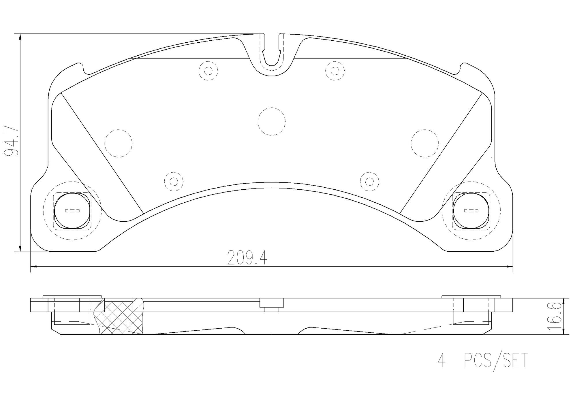 Porsche Disc Brake Pad and Rotor Kit - Front (350mm) (Ceramic) Brembo