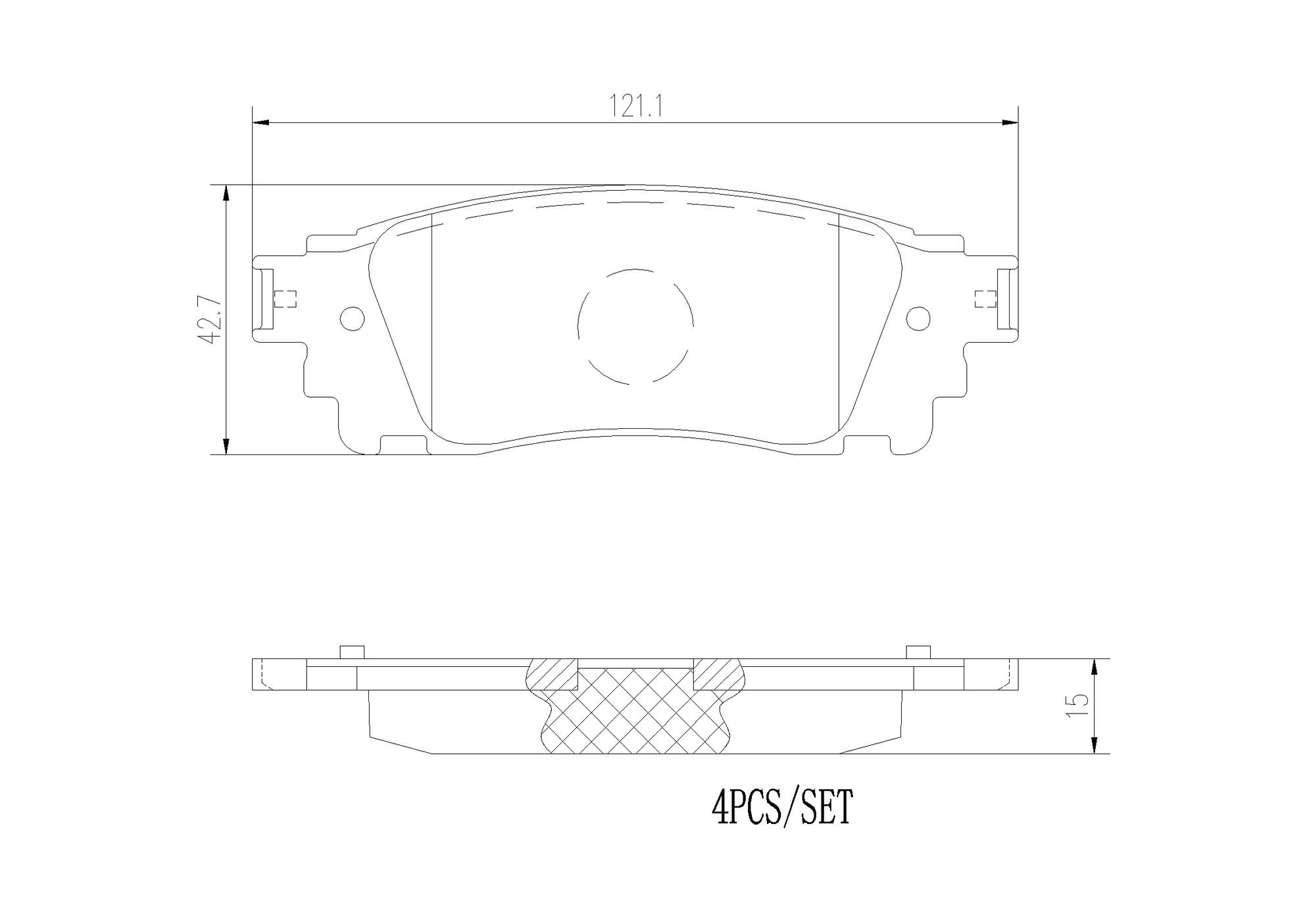 Lexus Disc Brake Pad Set - Rear (Ceramic) 0446678020 Brembo