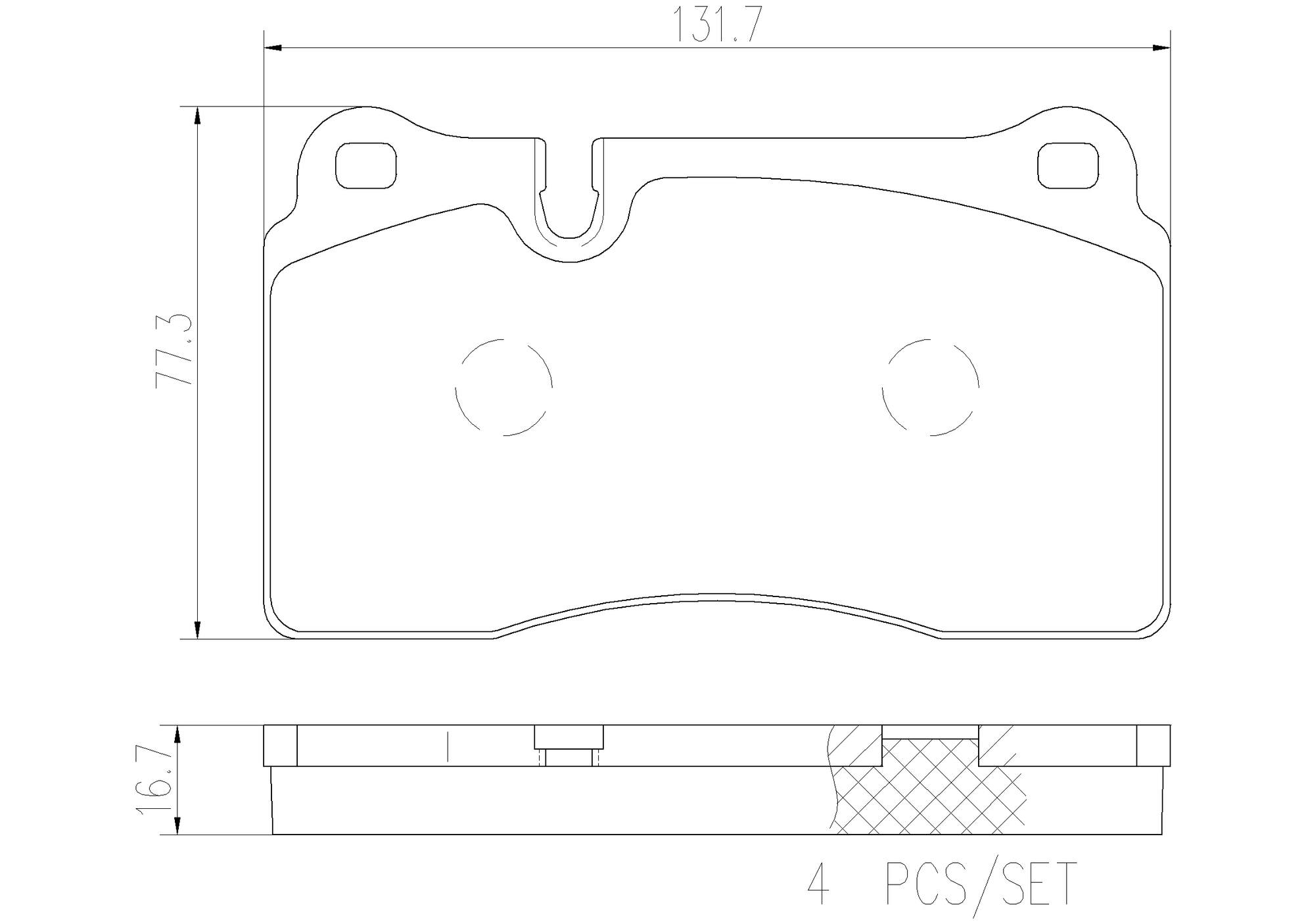 KIT PASTIGLIE FRENO ANTERIORI BREMBO VW TOUAREG (CR7) 4.0 V8 TDI 4motion  310KW 421 11/17