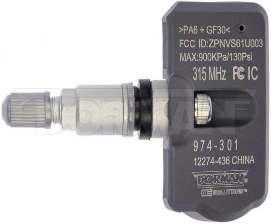 Audi BMW Tire Pressure Monitoring System Programmable Sensor 31200923 - Dorman 974301