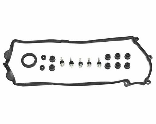 BMW Valve Cover Gasket Set - Driver Side (Cyl 5-8) 11127513195 - Elring 725340