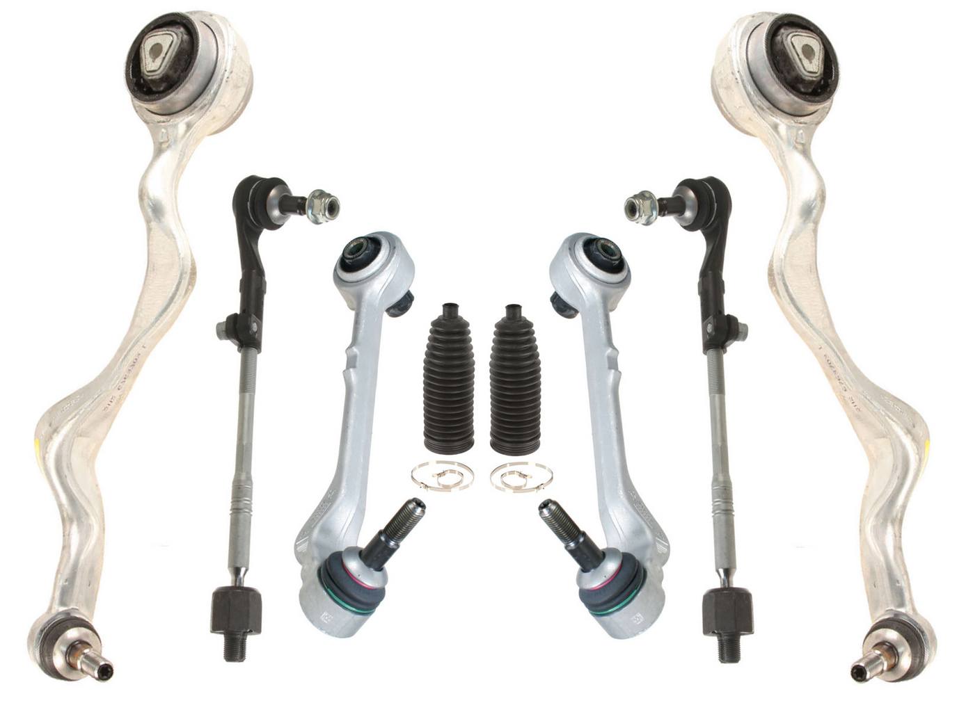 BMW Suspension Control Arm Kit - Front (8 Pieces) 32106765236