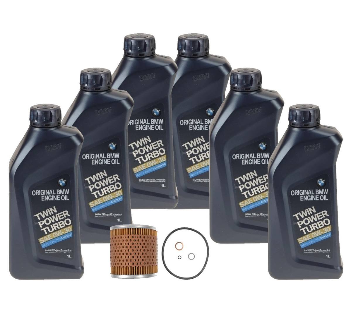 Genuine BMW Engine Oil Change Kit - (0W-30) 83212365950