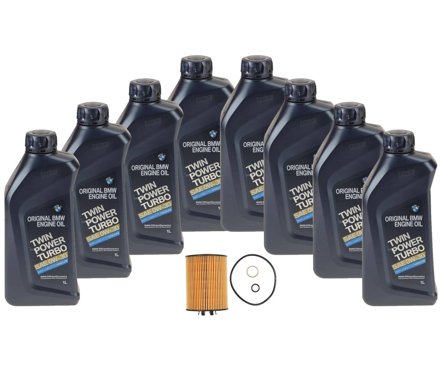 Genuine BMW Engine Oil Change Kit - (0W-30) 83212365950