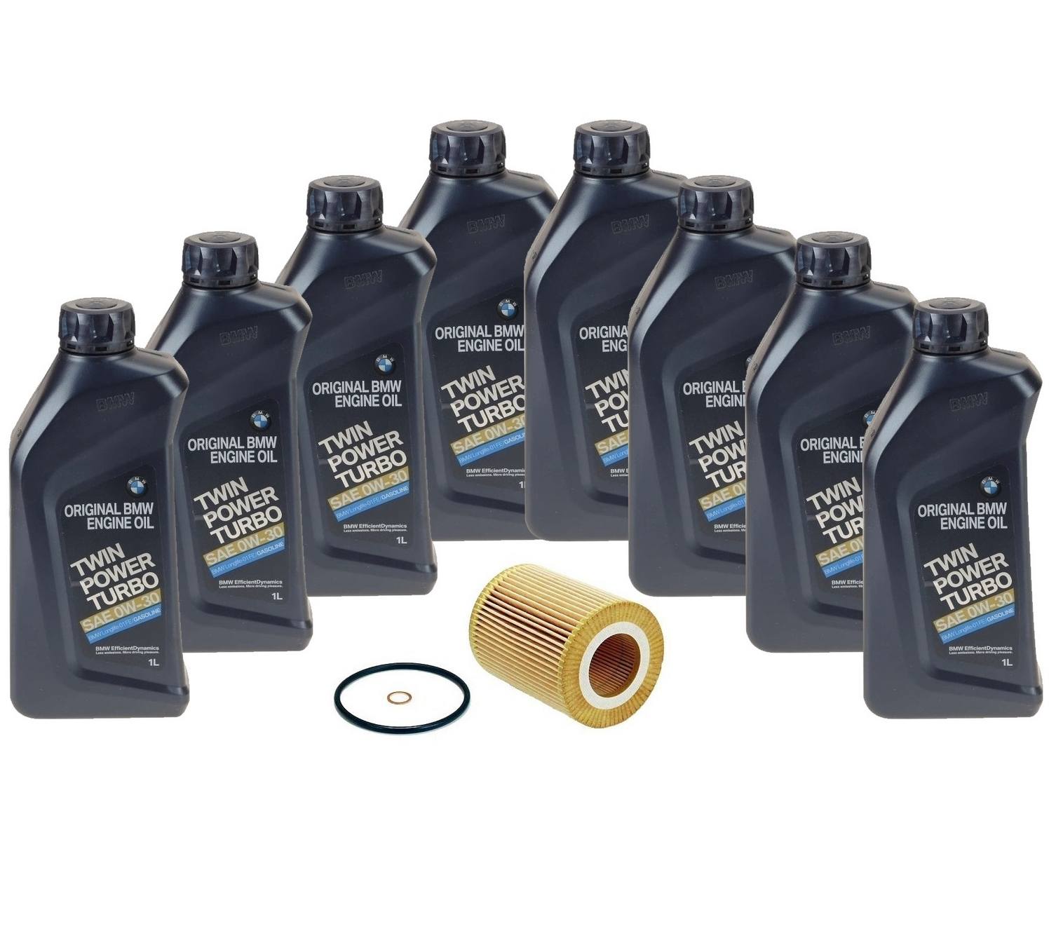 Genuine BMW Engine Oil Change Kit - (0W-30) 83212365950