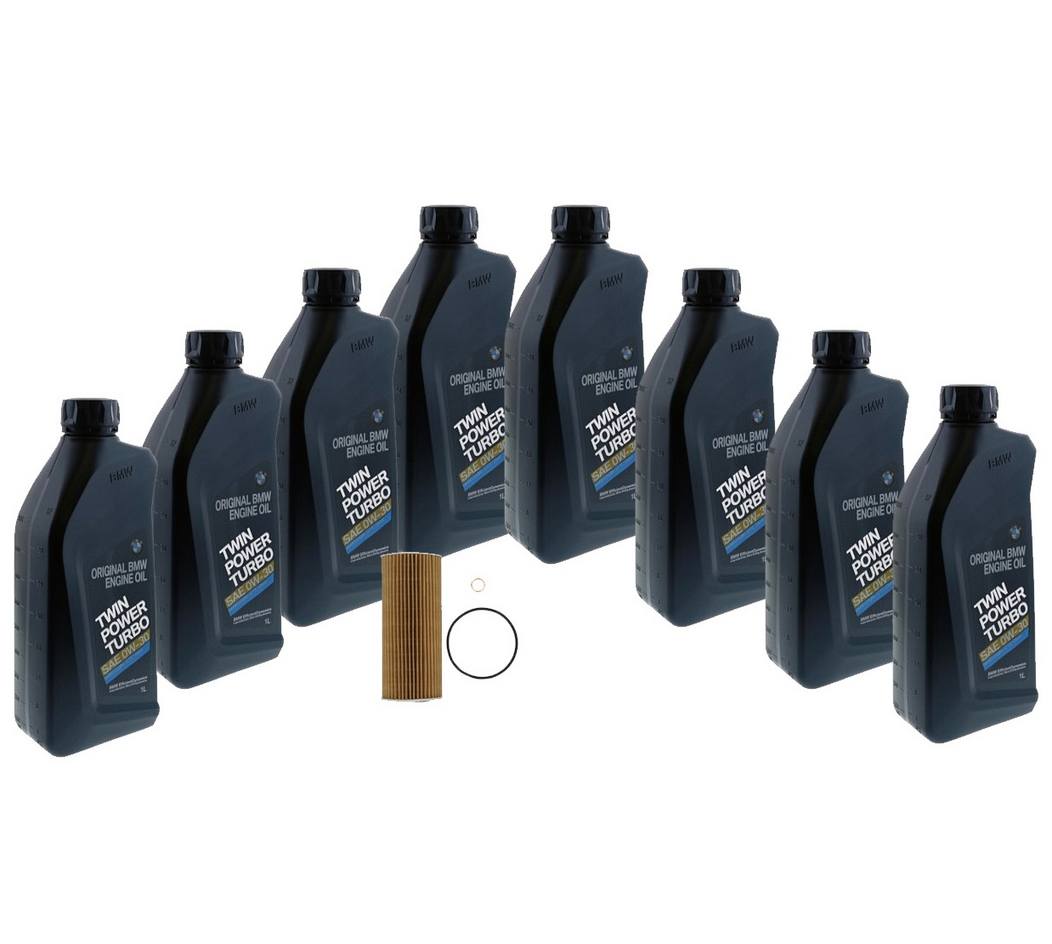 Genuine BMW Engine Oil Change Kit - (0W-30) 83212365951