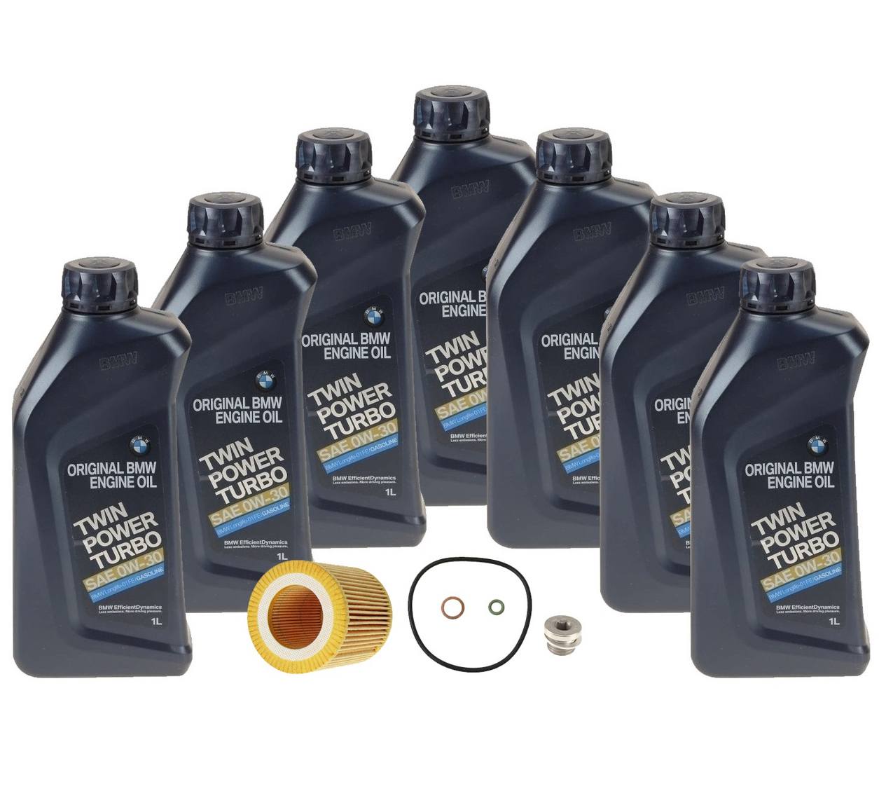 Genuine BMW Engine Oil Change Kit - (0W-30) 83212365950