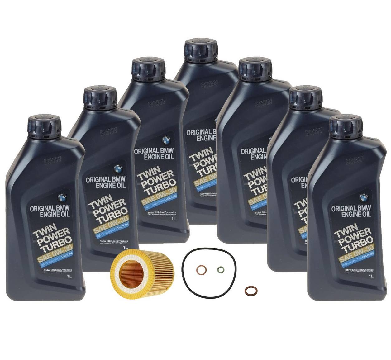 Genuine BMW Engine Oil Change Kit - (0W-30) 83212365950