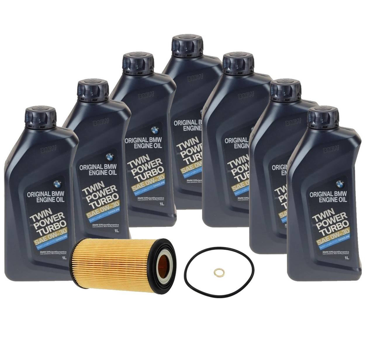 Genuine BMW Engine Oil Change Kit - (0W-30) 83212365950