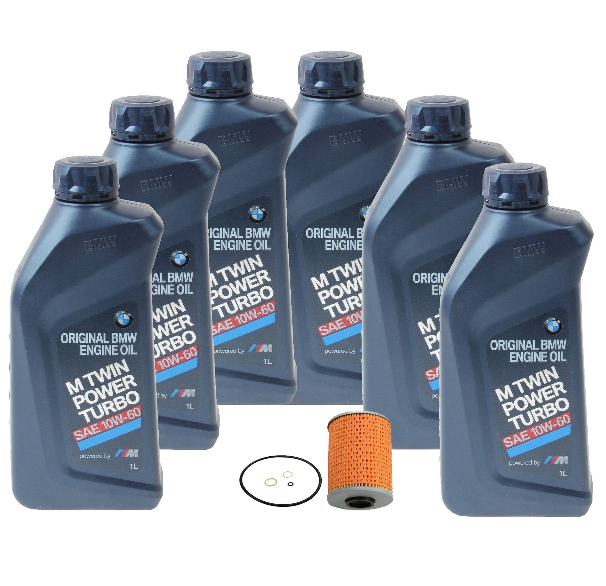 Genuine BMW Engine Oil Change Kit - (10W-60) 83212365944