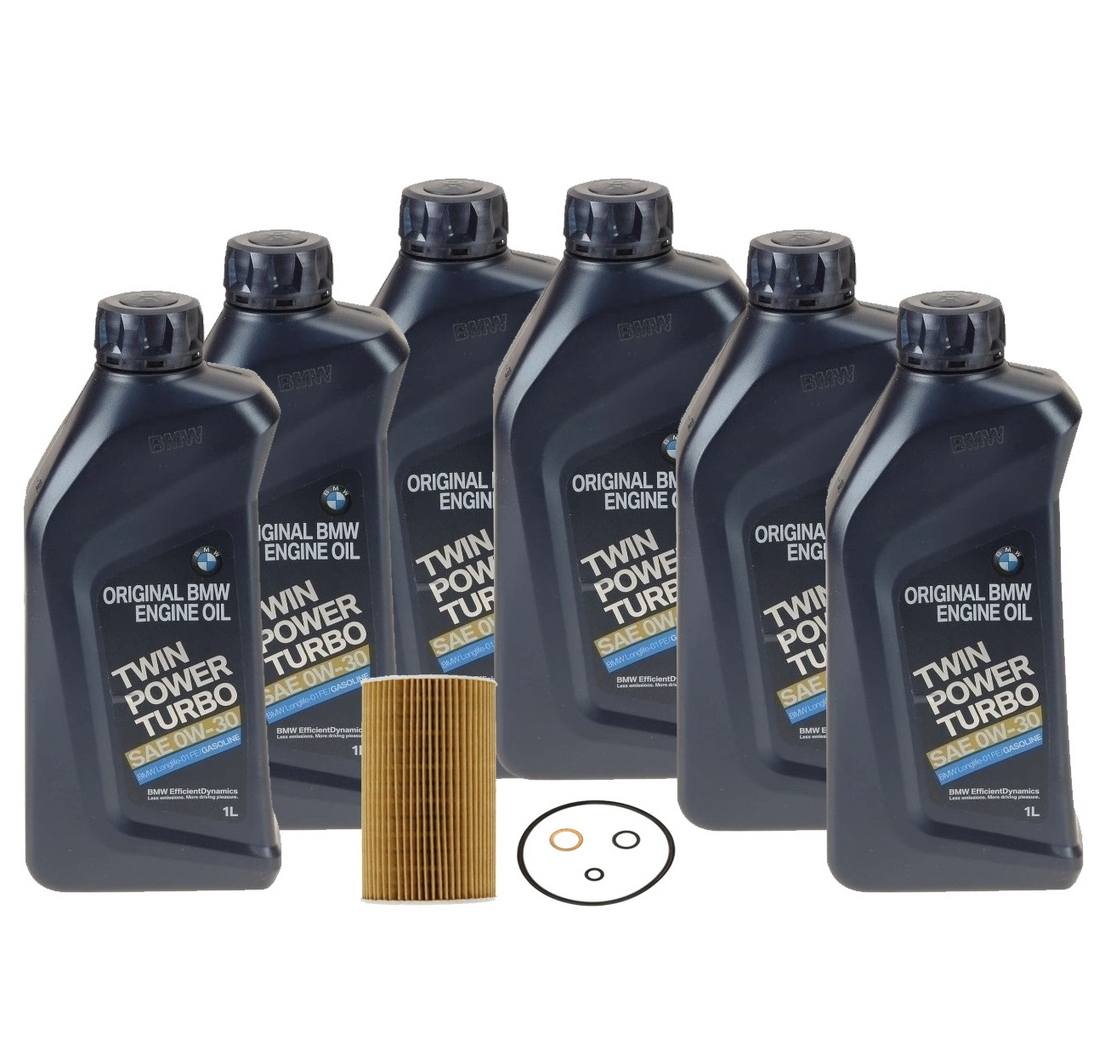 Genuine BMW Engine Oil Change Kit - (0W-30) 83212365950