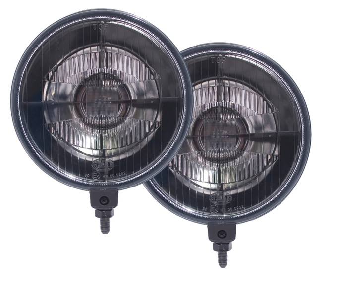 Rallye Driving Lamp Kit (500) (Halogen) (Black Magic) - Hella 005750991