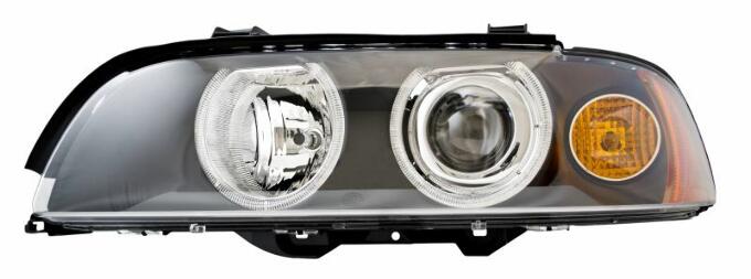 BMW Headlight Assembly - Driver Side (Halogen) 63126900199 - Hella 008053051