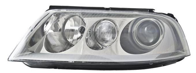 VW Headlight Assembly - Driver Side (Xenon) 3B7941017T - Hella 008340235