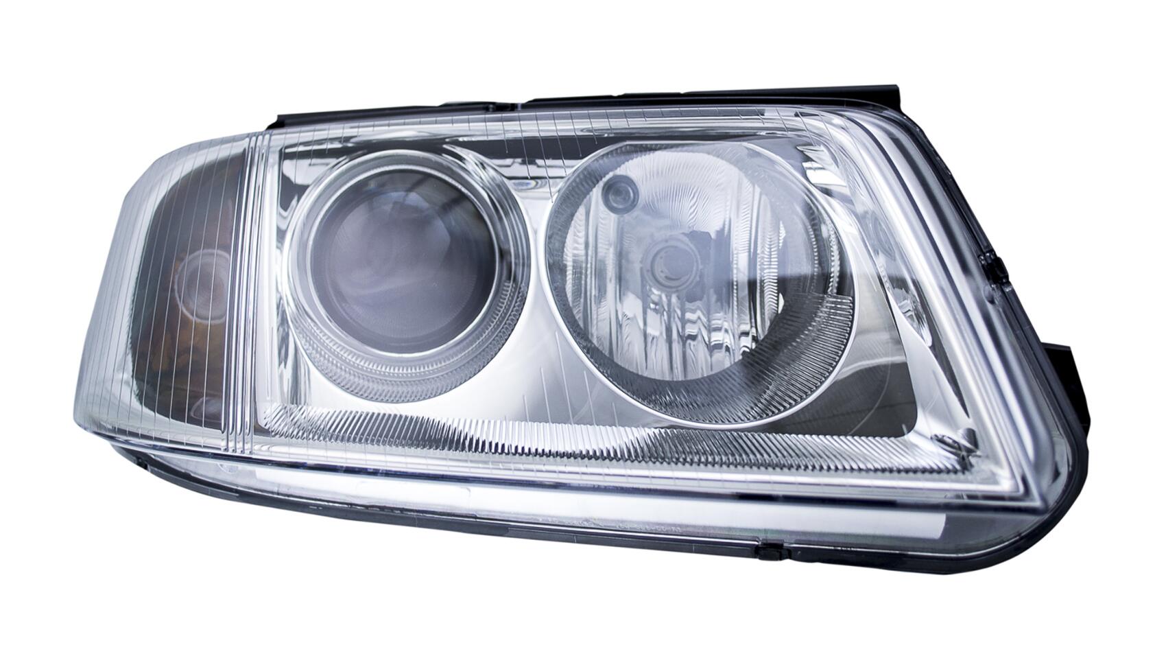 VW Headlight Assembly - Passenger Side (Halogen) 3B0941016AQ - Hella 008350061