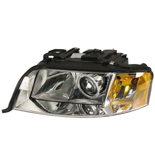 Audi Headlight Assembly - Driver Side (Halogen) 4B0941003BL - Hella 008472091