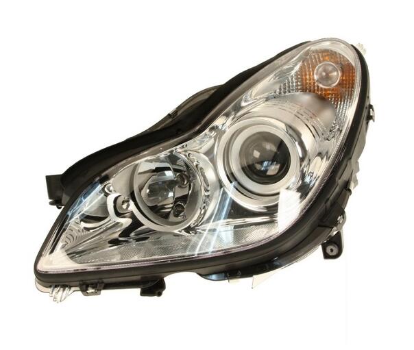 Mercedes Headlight Assembly - Driver Side (Halogen) 2198204161 - Hella 008821051