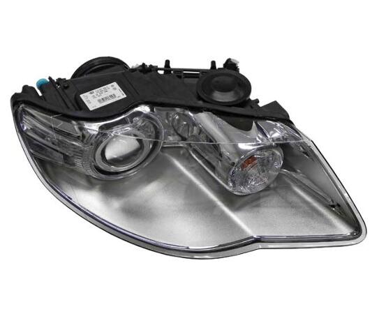 VW Headlight Assembly - Passenger Side (Xenon) 7L6941040E - Hella 009452181