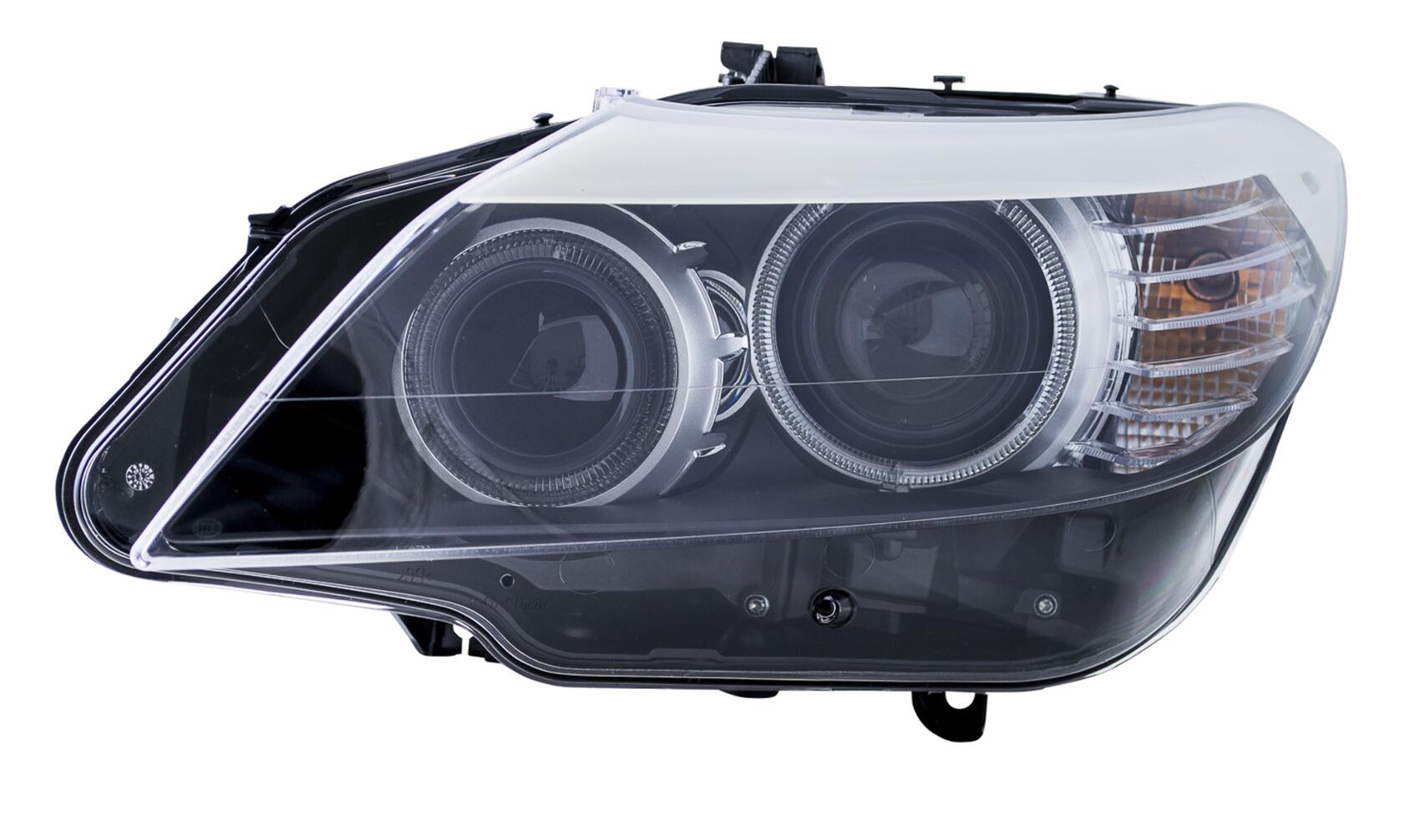 BMW Headlight Assembly - Driver Side (Xenon) (Adaptive) 63127228867 - Hella 009934451