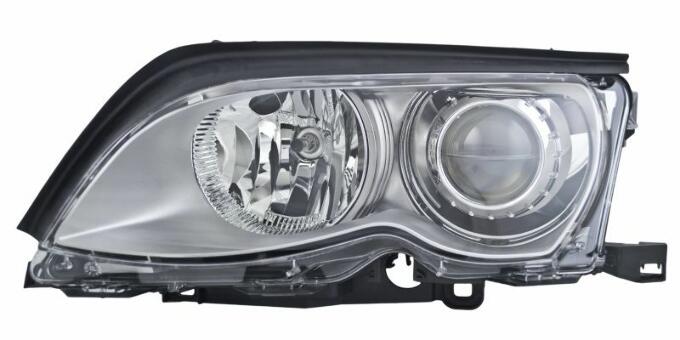 BMW Headlight Assembly - Driver Side (Xenon) 63127165791 - Hella 010053031