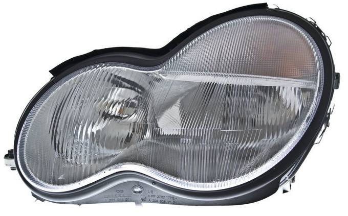 Mercedes Headlight Assembly - Driver Side (Halogen) 2038200961 - Hella 010061011