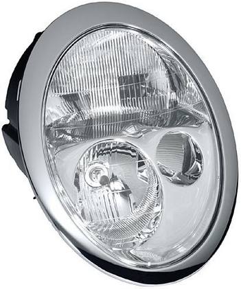 Mini Headlight Assembly - Passenger Side (Halogen) 63126911706 - Hella 010071021