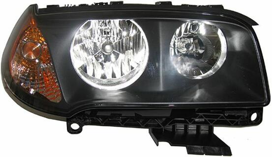 BMW Headlight Assembly - Passenger Side (Halogen) 63123418424 - Hella 010166041