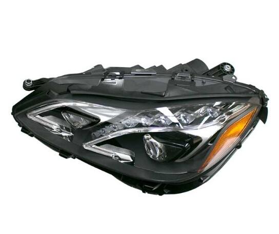 Mercedes Headlight Assembly - Driver Side (LED) 2128202739 - Hella 011066711