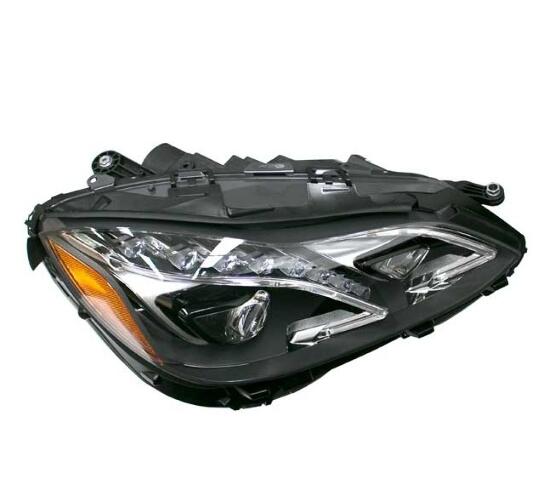 Mercedes Headlight Assembly - Passenger Side (LED) 2128202839 - Hella 011066721