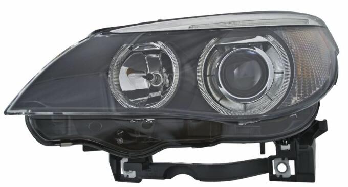 BMW Headlight Assembly - Driver Side (Xenon) 63127166117 - Hella 160697001