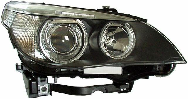 BMW Headlight Assembly - Passenger Side (Xenon) 63127166118 - Hella 160698001