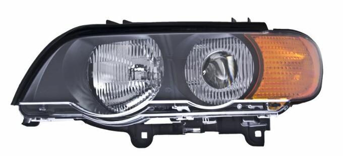 BMW Headlight Assembly - Driver Side (Xenon) 63126930233 - Hella 222963335