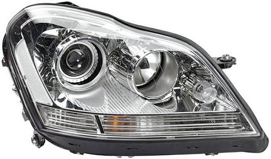 Mercedes Headlight Assembly - Passenger Side (Xenon) (w/ Ballast) 1648203661 - Hella 263400361