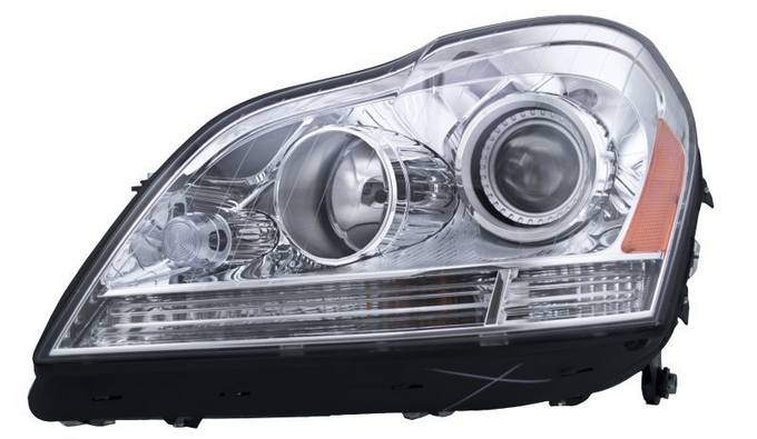 Mercedes Headlight Assembly - Driver Side (Xenon) (w/o Ballast) - Hella 1648204551