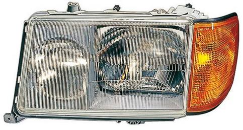 Mercedes Headlight Assembly - Driver Side (Halogen) (w/ Turnsignal) 1248208959 - Hella 354221031