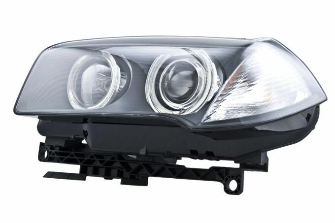 BMW Headlight Assembly - Driver Side (Xenon) 63123456043 - Hella 354415091