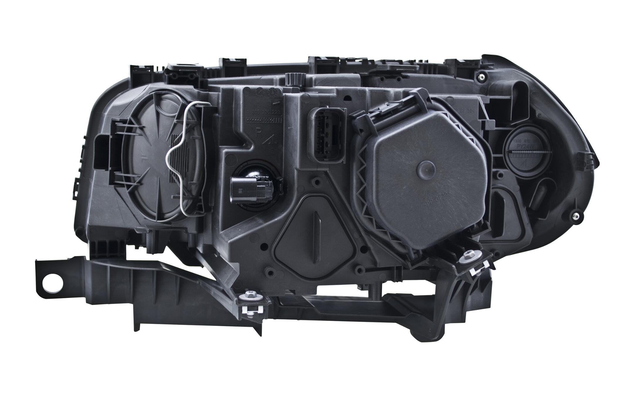 BMW Headlight Assembly - Passenger Side (Xenon) 63123456044 - Hella 354415101