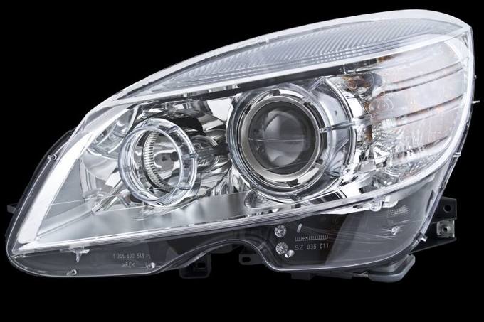 Mercedes Headlight Assembly - Driver Side (Xenon) 2048203139 - Hella 354422211