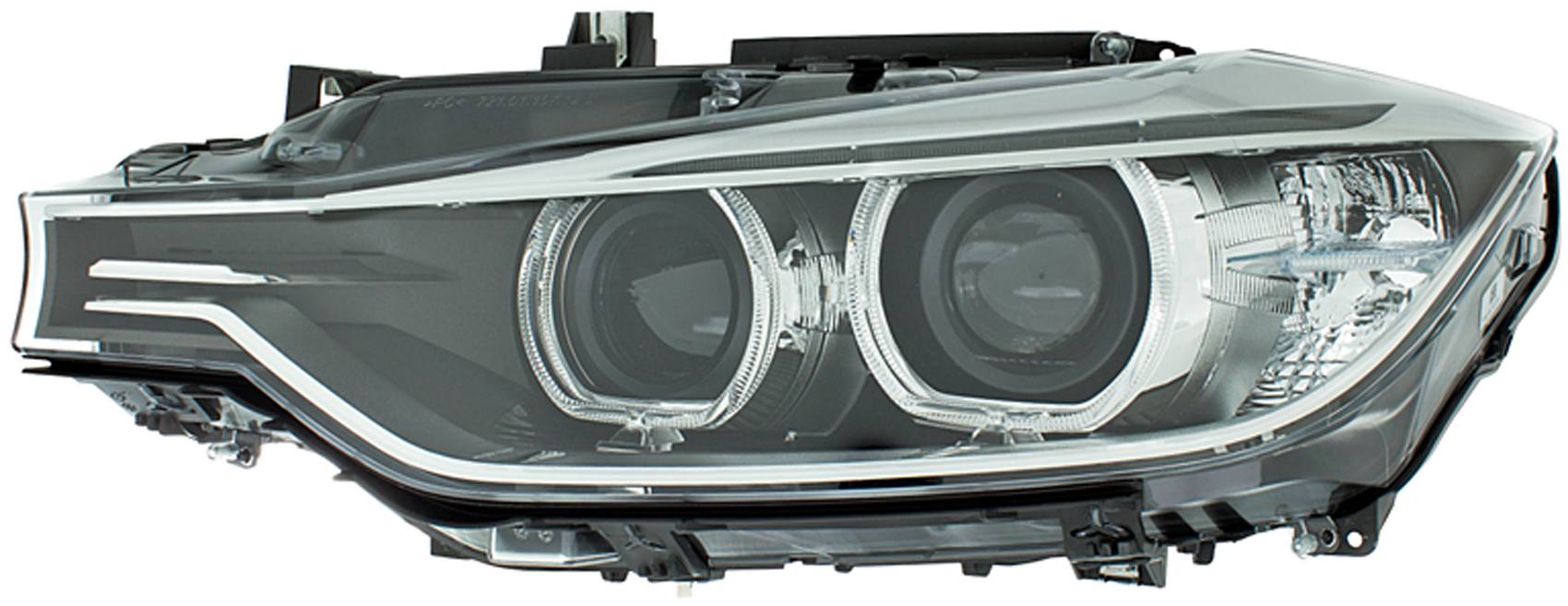 BMW Headlight Assembly - Driver Side (Xenon) 63117338705 - Hella 354983151