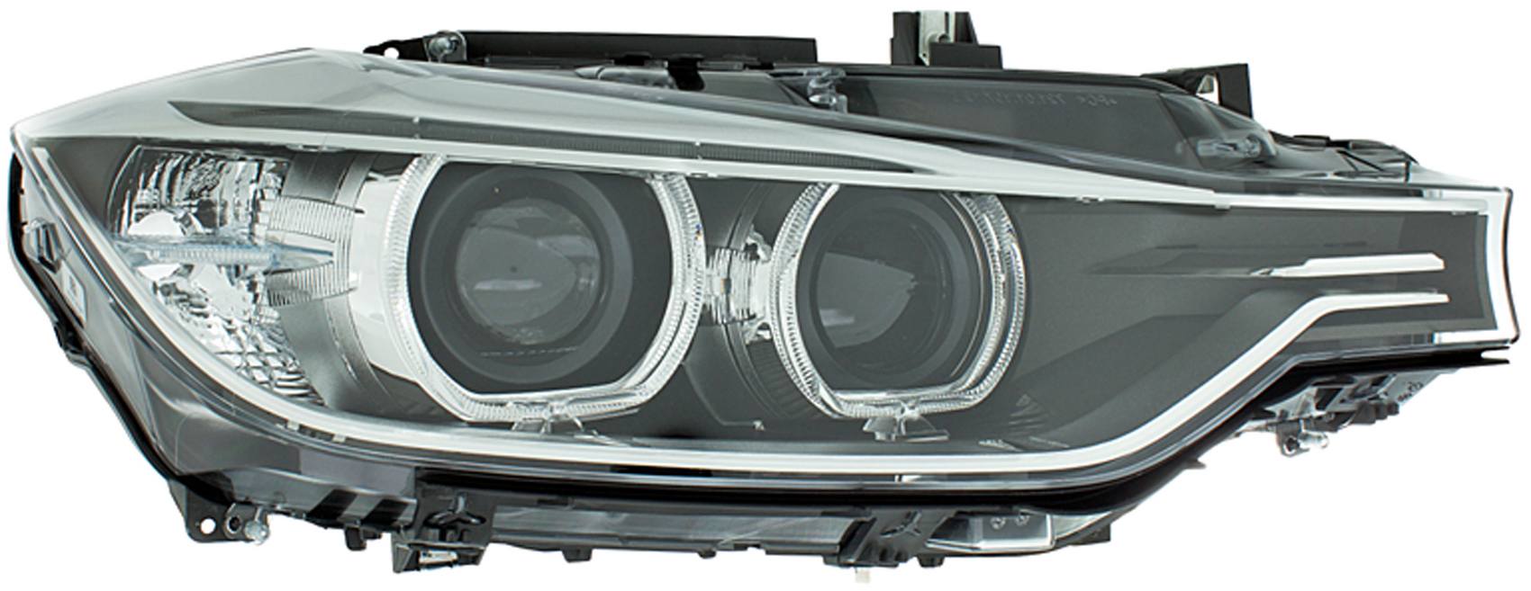 BMW Headlight Assembly - Passenger Side (Xenon) 63117338706 - Hella 354983161