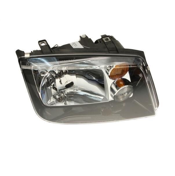 VW Headlight Assembly - Passenger Side (Halogen) (w/ Foglight) 1JM941018 - Hella 963660521