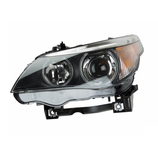 BMW Headlight Assembly - Driver Side (Xenon) (Adaptive) 63127160157 - Hella 163077901