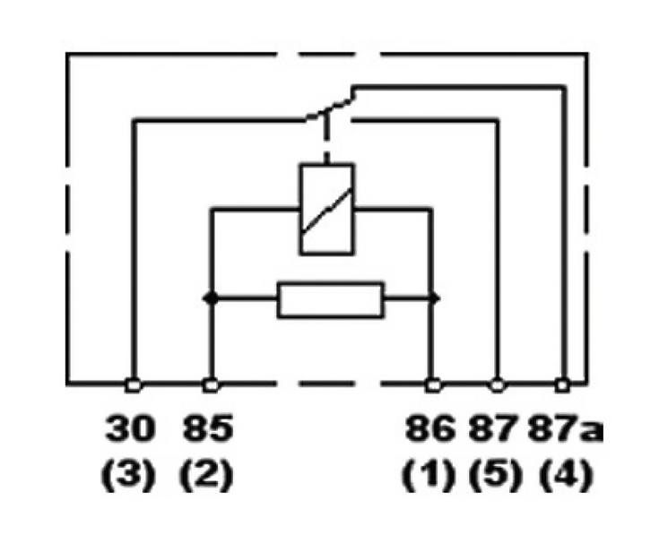 Mercedes Relay (Multi-purpose) 0009828123 - Hella 007794021