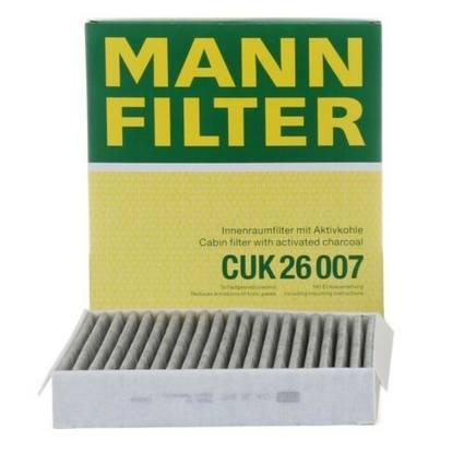 CUK 28 001 MANN-FILTER Filtro abitacolo Filtro al carbone attivo, 277 mm x  225 mm x 40 mm CUK 28 001 ❱❱❱ prezzo e esperienza