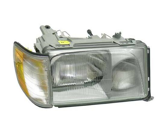 Mercedes Headlight Assembly - Passenger Side (Halogen) (w/ Turnsignal) 1248209059 - Automotive Lighting 1248209059