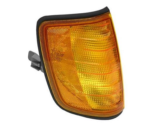 Mercedes Turnsignal Light - Passenger Side (Amber) 1248260343 - Automotive Lighting 1248260343